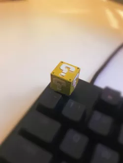 mario cube keycap