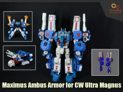Maximus Ambus Armour for Transformers CW Ultra Magnus