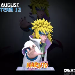 Minato Bust - Sekai 3D Models - Tested and Ready for 3D printing