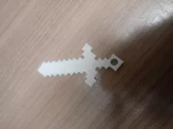 Minecraft sword keychain // Minecraft sword keychain