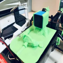 Mini Action Cam SQ23 Holder with Driver figure for Tamiya Grasshopper
