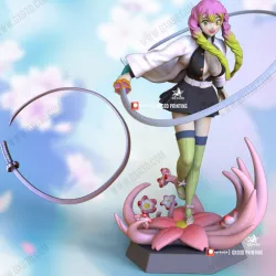 Mitsuri Kanroji From Demon Slayer Sword Cosplay