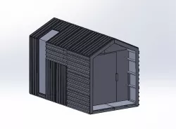 Modular beach shed