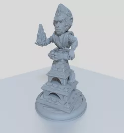 Monkey Monk 28mm Miniature for Tabletop Adventures