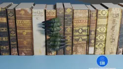 Monster Claws Bookshelf/Cupboard decoration (no support)