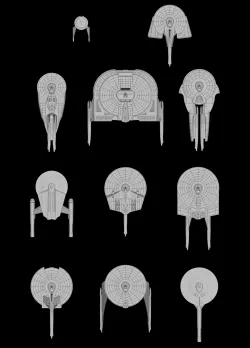 More FASA Federation ships: Star Trek starship parts kit expansion #13