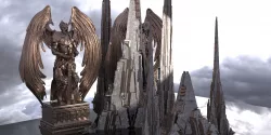 Mothership Colossal Halls Towers  kit bash