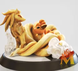 Ninetales & Vulpix combo pack- POKÉMON FIGURINE - POKÉMON UNITE