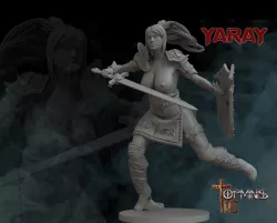 NUDE WARRIOR FOR TABLETOP ROLE PLAYING GAMES