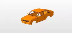 opel kadett1979 BODY SHELL FOR 1:10 RC CAR STL FOR 3D PRINTING