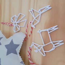 Origami Christmas Ornaments