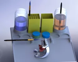 Painting station - Poste de peinture
