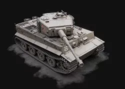 Panzer VI - Tiger I - WW2 German heavy Tank