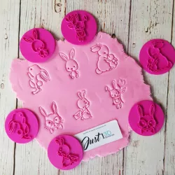 PASCUAS STAMP CONEJOS // EASTER STAMP RABBITS