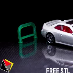 Pedestrian Railing Diorama's Part 164 Scale
