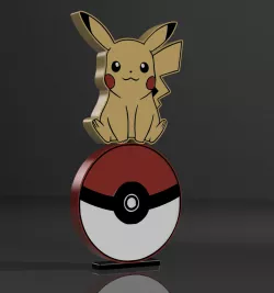 Pikachu Lamp V2