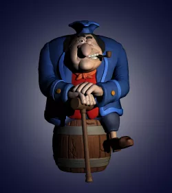 Pirate John Silver | Treasure Island