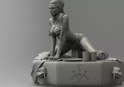 Princess Leia on Jabba slave costume
