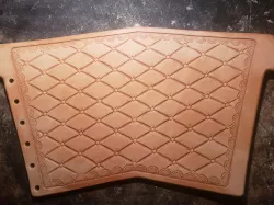 quilted leather stamp