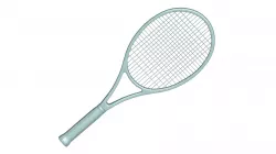 racket 3d model