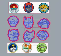 Rescue Bots Cookie Cutter Cookie Cutter CUTTERS