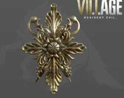 Residual Evil Village 3D models Dimitrescu cosplay jewelry