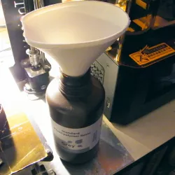 Resin funnel