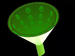 Resin / IPA funnel
