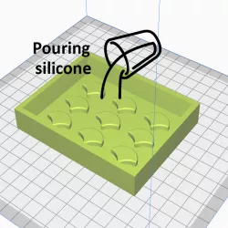 roof tiles silicone mold