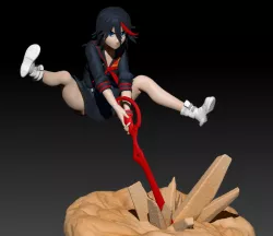 Ryuko Matoi kill la kill figure 1 feet tall