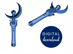 SAILOR Moon, Moon Stick STL FILES [Sailor Moon Crystal]