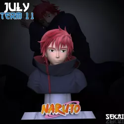 Sasori Bust - Sekai 3D Models - Tested and Ready for 3D printing