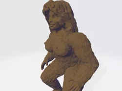 Sasquatch Bigfoot Femal Bigfoot