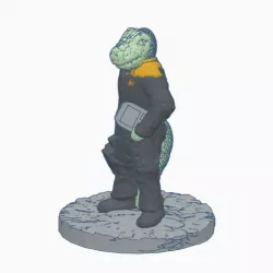 Saurian Starfleet Technician