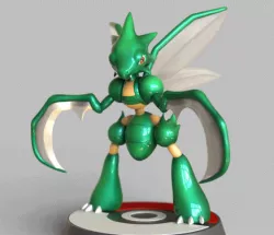 Scyther - FAN ART - POKÉMON FIGURINE -POKEMON