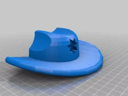Sheriff's Hat for Lego TP Man