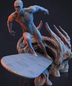 Silver surfer 3d printing stl files