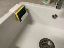 Sink sponge holder