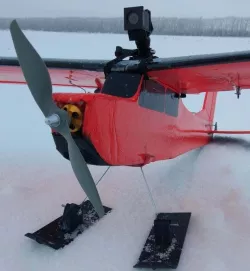 Skis for RC airplane