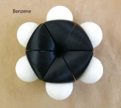 Space-filling molecular models:  Aromatic expansion set