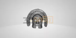 SPARTA - SPARTIAN GREEK ANCIENT MINIATURE HELMET - STYLE2 - 3D SCAN