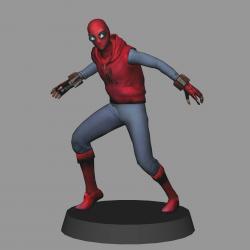 Multicolour Spider-Man PS4 Bust - Advanced Suit MMU by iczfirz, Download  free STL model