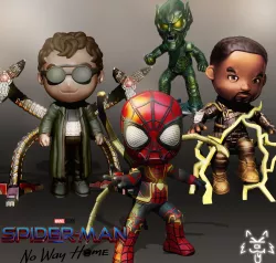 SPIDERMAN: NO WAY HOME 4 characters STL