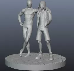 Spiderman Peter and Miles