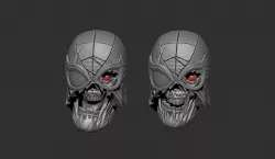 spiderman zombie 1/12 - 4 head styles