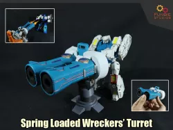 Spring-Loaded Wreckers' Turret from Transformers IDW Comics