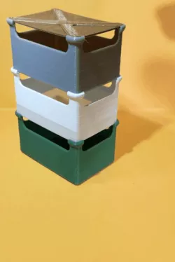Stackable storage bin