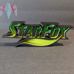 Star Fox Logo Wall/Shelf Decor