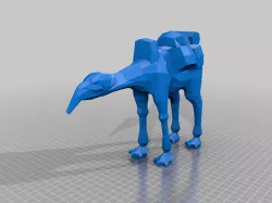 Star Wars Eopie, from Tatooine, resized to 1:18, repaired and hollowed