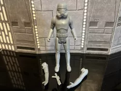 STAR WARS IMPERIAL STORMTROOPER, CUSTOM ACTION FIGURE. 5POA, 3.75", 1/18 VINTAGE FIGURE.